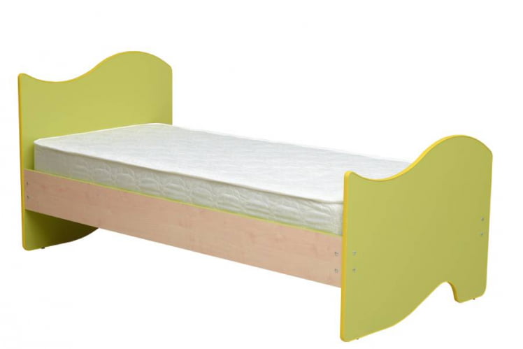 Кровать детская Юниор-11.3 900*1900 Дуб молочный/Ярко-розовый_0