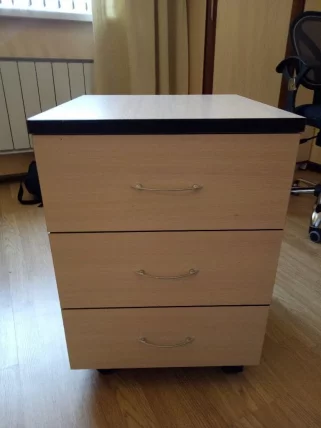 Тумба подкатная Р.Т-3 венге/дуб молочный_1