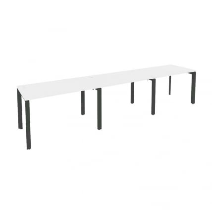 Рабочая станция на П-образном м/к ОНИКС О.МП-РС-3.2.7 Белый Бриллиант/Антрацит / ONIX O.MP-RS-3.2.7_0