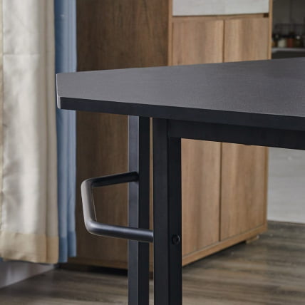 Угловой письменный стол КИВИ Черный БК / KIWI BK_6