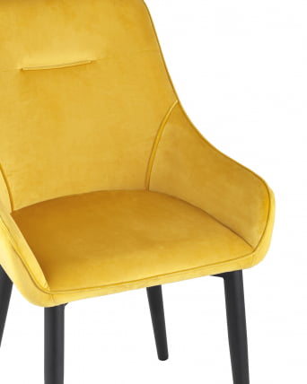 Стул Диана НЕВ велюр Оранжевый / NEW_1