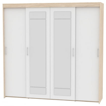 Шкаф-купе Т-5-230х235х45-М(ДСС-Белый-3) / T-5-230х235х45-M(ДСС-Белый-3)_0