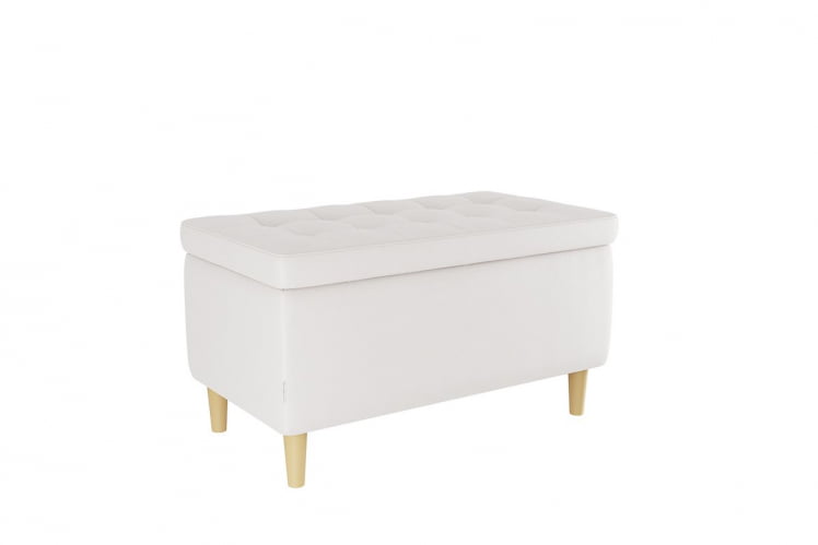 Пуф Чарли ПМ-004.1 белый (экокожа) / PM-004.1_0