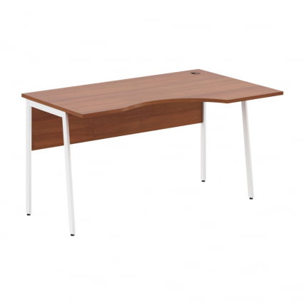 Стол эргономичный правый ИМАГО Плус СА-2П(Пр) Орех французский Белый / IMAGO Plus СА-2P(Пр)_0