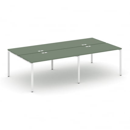 Рабочая станция двухсторонняя на 4 места CОНCЕПТ CН.ДРС-007 Кобо Белый / CONCEPT CN.DRS-007_0