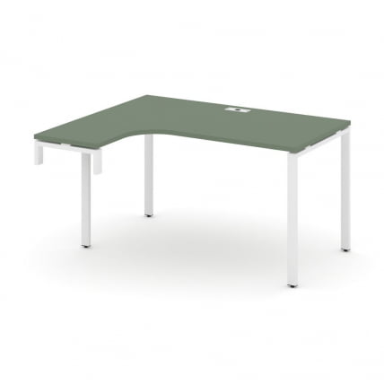 Стол-надставка на опорную тумбу (левый) CОНCЕПТ CН.ОСАН-001(Л) Дуб Винченцо Белый / CONCEPT CN.OSAN-001(L)_0