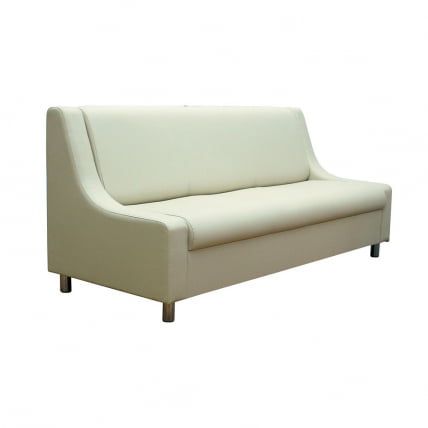 Диван офисный тройной Клерк 9 бежевый Екотекс 3014 / Ecotex_0