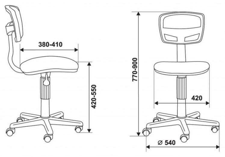 Кресло детское Бюрократ CХ-299/БЛ/15-10 / CH-299/BL/15-10_7