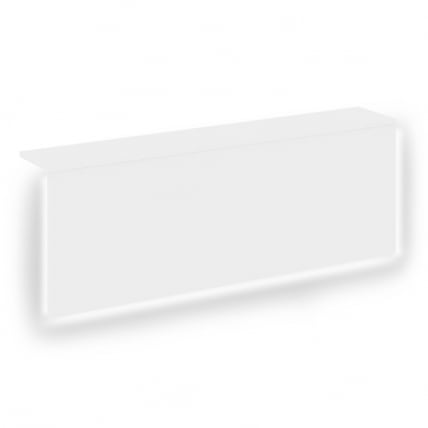 Накладка с подсветкой прямая высокая на 2 модуля О.Р-Ф.МП.В-118 ОНИКС О.Р-НП.В-118.2.С Белый Бриллиант / О.R-F.MP.V-118 ONIX О.R-NP.V-118.2.S_0