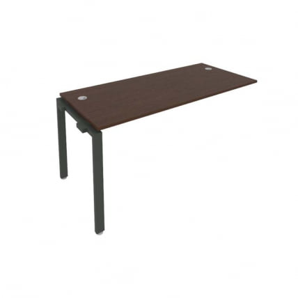 Проходной наборный элемент рабочей станции Метал Сйстем Б.ПРС-СП-1.4 Венге/Антрацит / Metal System_0