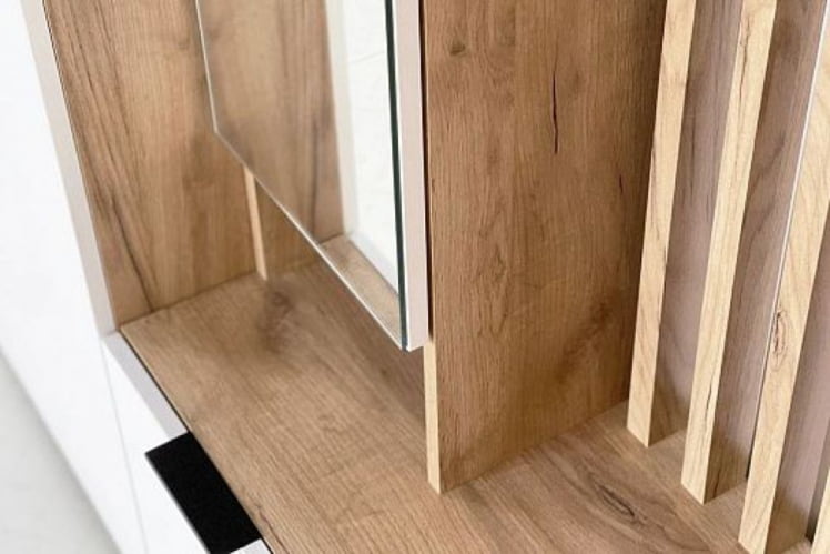 Прихожая Бери МПР-021 Дуб крафт золотой/белое дерево / MPR-021_6