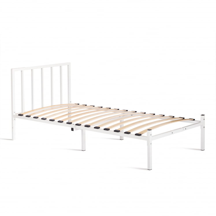 Кровать Бруно металл, 90*200 см, белый / Bruno_1