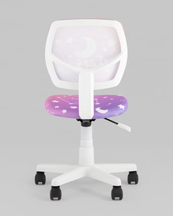 Кресло компьютерное детское ЛОЛО Старрй Нигхт пластик белый / Starry Night_5