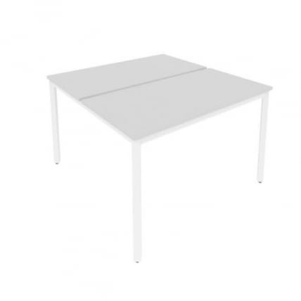 Рабочая станция на металлокаркасе СЛИМ СЙСТЕМ С.СП-4.2 Серый-Белый / SLIM SYSTEM_0