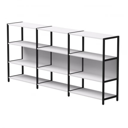 Набор стеллажных систем Еверпроф ЕВО №3 Белый Черный / Everprof EVO_0