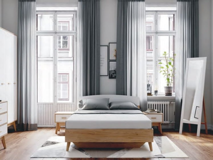 Зеркало навесное Калгари 11 Белый матовый_1