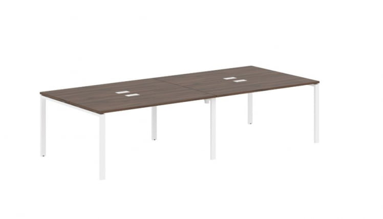 Бенч-система 4-местная ЕДИС ЕУВСТ 3113 Дуб Денвер темный Блый / EDIS EUWST_0