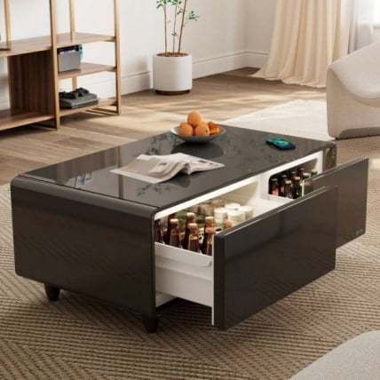 Умный кофейный столик с холодильником ЕУРЕКА ТБ90, Блаcк / EUREKA TB90, Black_6