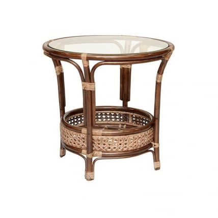 Стол круглый Пеланги Пеланги 02/15-2 молочный шоколад / Pelangi_0