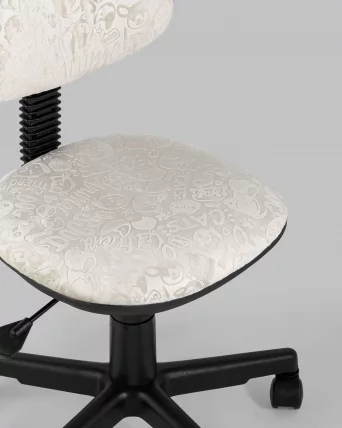 Кресло компьютерное детское УМКА Кат анд Догс Бежевый / Cat and Dogs_7