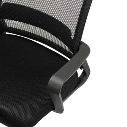 Кресло CРОМЕКС (КРОМЕКС) Дебут CХ-697 ХРОМ сетка/ткань ТВ черное / CROMEX Debut CH-697 TW_10