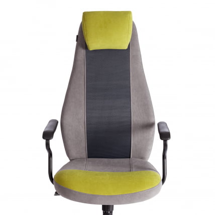 Кресло АВИАТОР флок, ткань , коричневый/бежевый/серый, 6/7/В-12 / AVIATOR 6/7/W-12_5