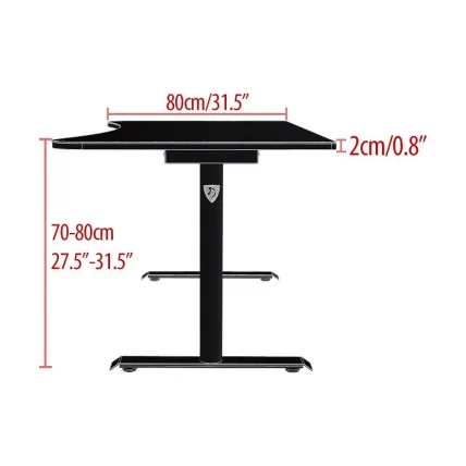 Геймерский стол Ароззи Арена Гаминг Деск Блаcк / Arozzi Arena Gaming Desk Black_5