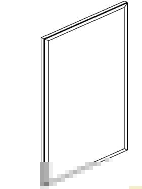 Зеркало настенное КМ 5010 Белый / KM_1