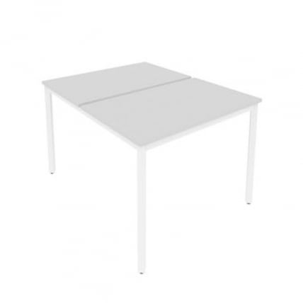 Рабочая станция на металлокаркасе СЛИМ СЙСТЕМ С.СП-3.2 Серый-Белый / SLIM SYSTEM_0