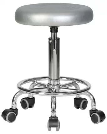 Табурет мастера ДОБРИН БИЛЛЙ Серебряный / DOBRIN BILLY_2