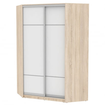 Шкаф-купе ЙА-230х1400-568-3(ДСС-Белый-Д4Д4) / YA-230х1400-568-3(ДСС-Белый-D4D4)_0