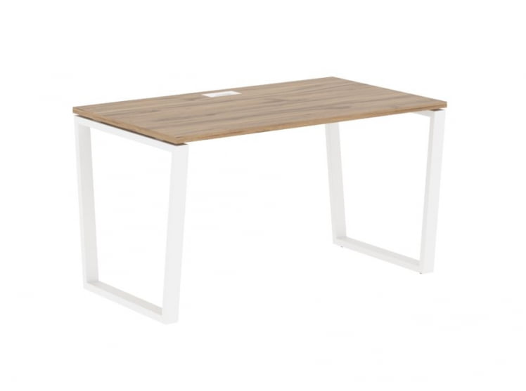 Стол письменный ЕДИС ЕВСТ 1380 Дуб Денвер светлый Белый / EDIS EVST_0