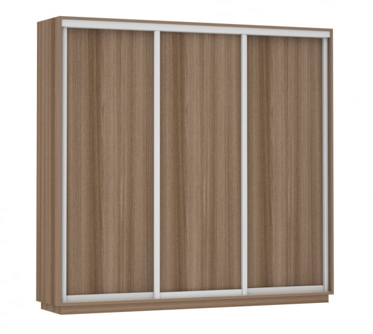 Шкаф-купе трехдверный Экспресс Трио Элемент 2400х2400х Ясень шимо тёмный / 2400х2400h_0
