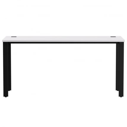 Стол прямой на металлокаркасе, опоры 90 гр Еверпроф ЕВО 254С008 Белый Черный / Everprof EVO 254S008_1