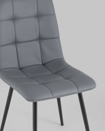 Стул Оливер экокожа Серый / Oliver_7