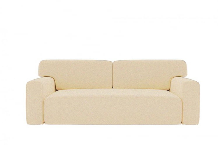 Диван прямой Сандвик (Берхоусе) Цвет фасада: Кемел рогожка; Тип: Прямой; Материал фасада: Микророгожка / (Berhouse)_0