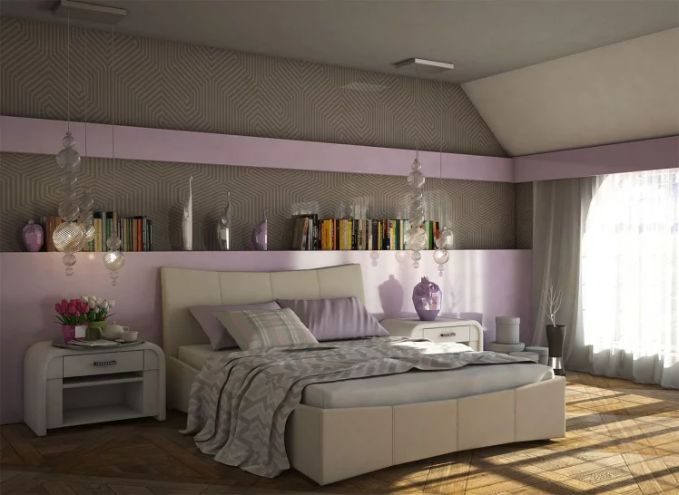 Кровать Стелла Бежевый_68180 / Stella_0