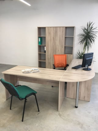 Стол компьютерный Р.СК-7 Дуб Кронберг_2