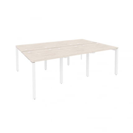 Рабочая станция на П-образном м/к ОНИКС О.МП-Д.РС-6.0.8 Денвер Светлый/Белый / ONIX O.MP-D.RS-6.0.8_0