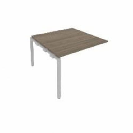 Проходной наборный элемент переговорного стола Метал Сйстем Б.ППРГ-2 Вяз/Серый / Metal System_0