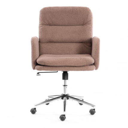 Кресло Довер хром букле, коричневый, барни кокоа / Dover barni cocoa_4