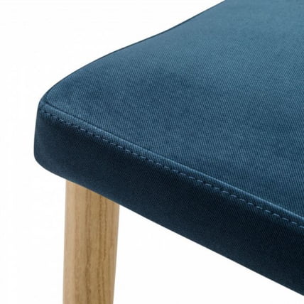 Стул Ален Диаг блуе/нат.дуб / Alen Diag blue/нат.дуб_7