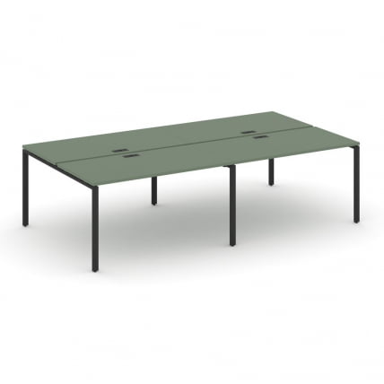 Рабочая станция двухсторонняя на 4 места CОНCЕПТ CН.ДРС-006 Кобо Черный / CONCEPT CN.DRS-006_0