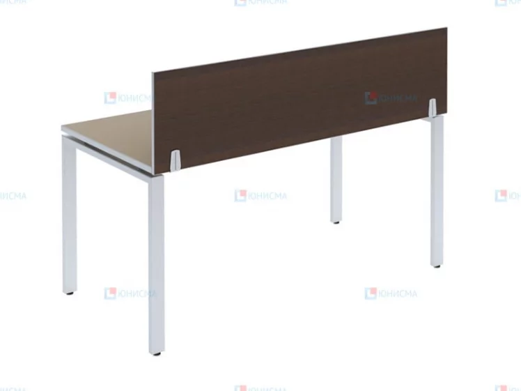 Крепление настольного экрана из ЛДСП для прямого стола Дека Д-024 / Deka_3