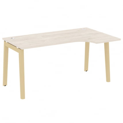 Стол эргономичный левый ОНИКС ВООД ОВ.СА-1(Р) Денвер Светлый/Светлый / ONIX WOOD OW.SA-1(R)_0