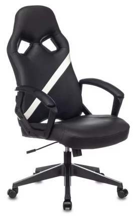 Геймерское кресло Бюрократ ЗОМБИЕ ДРИВЕР Черный-белый / ZOMBIE DRIVER_10