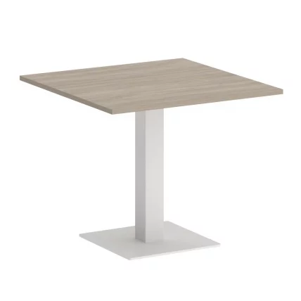 Стол журнальный квадратный ХОМЕ ОФФИCЕ ВР.СП-5-90.2 Дуб Аттик/Белый металл / HOME OFFICE VR.SP-5-90.2_0