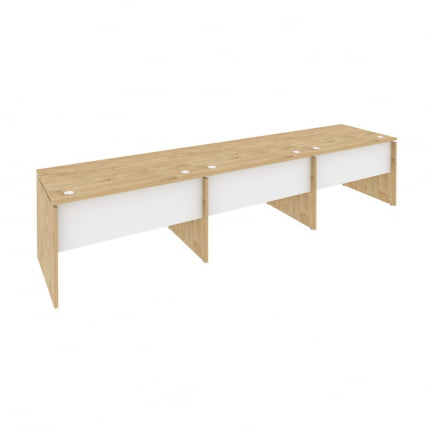 Рабочая станция ОНИКС О.РС-3.2.8 Тиквуд Светлый/Белый / ONIX O.RS-3.2.8_0