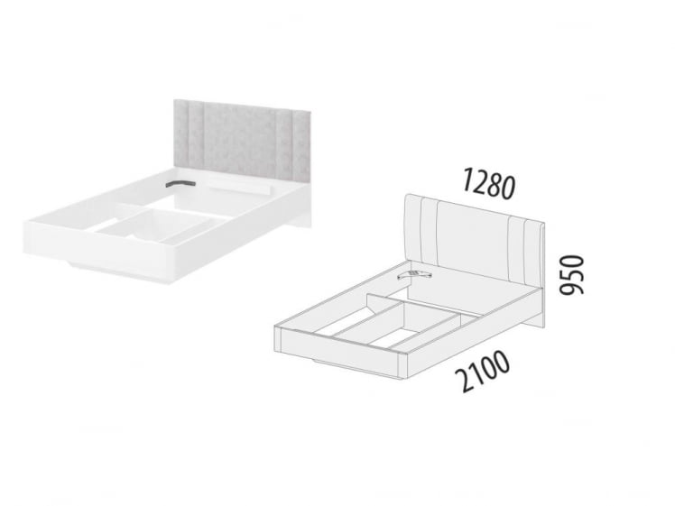 Кровать Николь 901.03_2