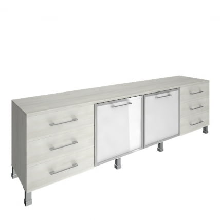 Тумба модульная четырехсекционная ЙАЛТА ЛТ-ТС 4.2Р Снежная Платина / YALTA LT-TS 4.2R_0